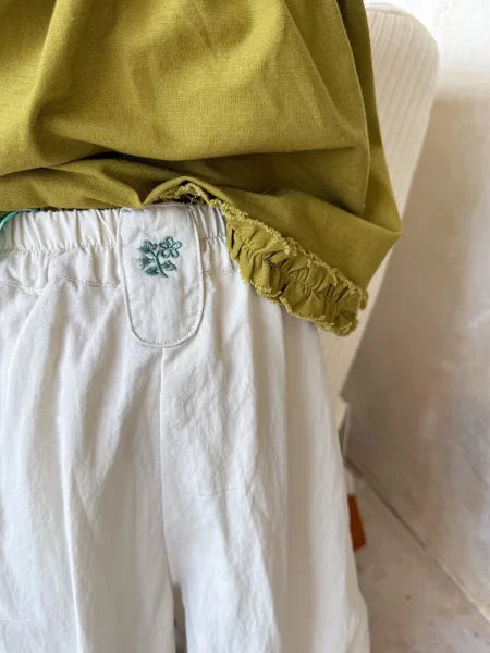 2025 Summer Girls Cotton Lantern Pants – Loose Lightweight Mosquito-Resistant Trousers for Kids