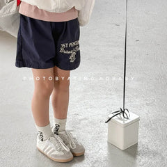 2025 Summer Kids Cartoon Embroidery Shorts – Cotton Casual Shorts for Girls & Baby Boys - Himpall