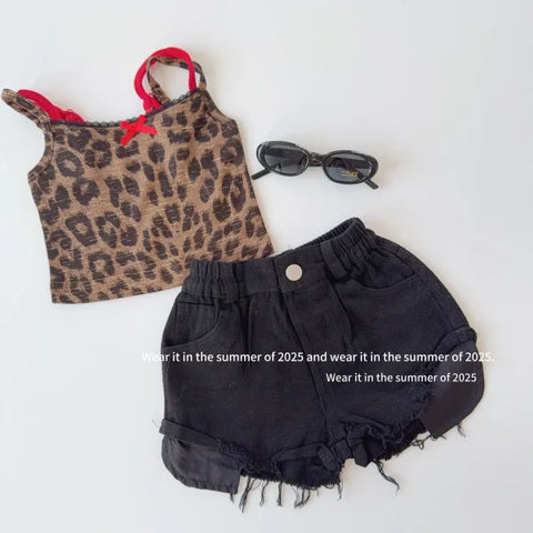 2025 Summer Kids Denim Shorts – Girls & Boys Casual Baby Jeans Hot Pants