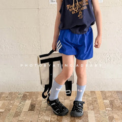 2025 Summer Kids Loose Striped Cotton Shorts – Breathable Casual Pants for Boys & Girls - Himpall