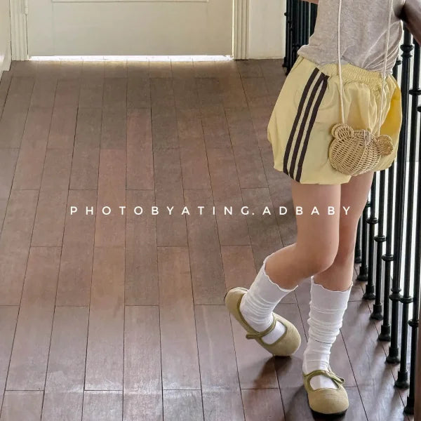 2025 Summer Kids Loose Striped Cotton Shorts – Breathable Casual Pants for Boys & Girls - Himpall