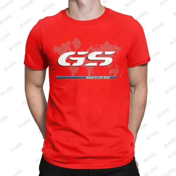 BMW R1250GS Motorrad T-Shirt – Unisex Cotton Streetwear Tee for Motorcycle Fans - TZ0516506-JCS / 3XL