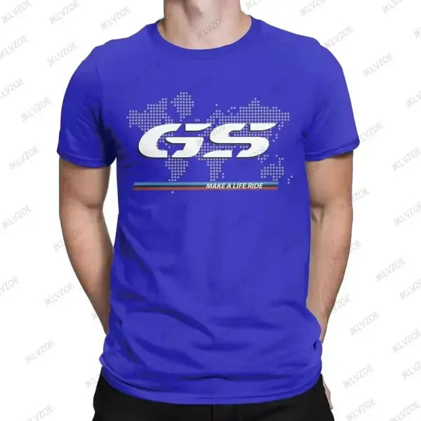 BMW R1250GS Motorrad T-Shirt – Unisex Cotton Streetwear Tee for Motorcycle Fans - TZ0516503-JCS / L