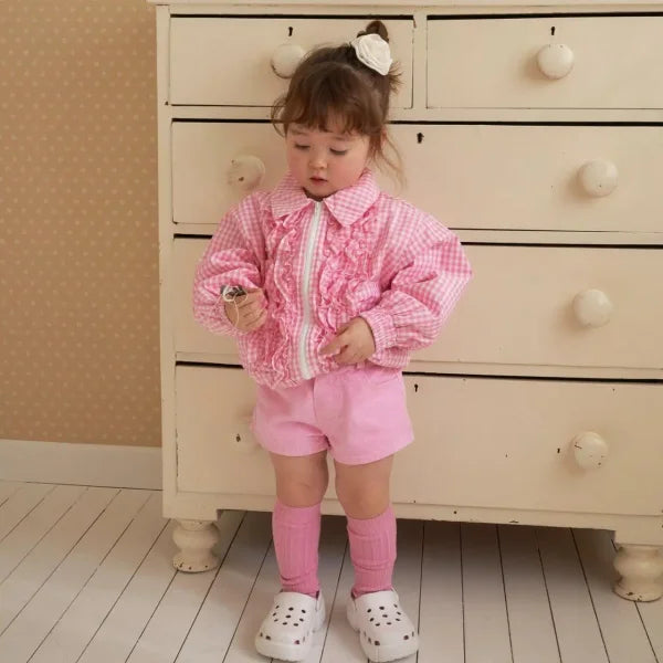 2025 Summer New Fashion Girls Jeans Shorts Children Beach Pants Cute Baby Girl Floral Shorts Kids Clothes - Himpall