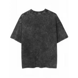 Washed Vintage Acid Wash T-Shirt – Women’s Harajuku Street Hip Hop Retro Cotton Top