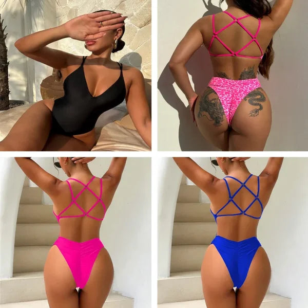2025 Women’s One-Piece Swimsuit – Stylish Beachwear Trikini Pad