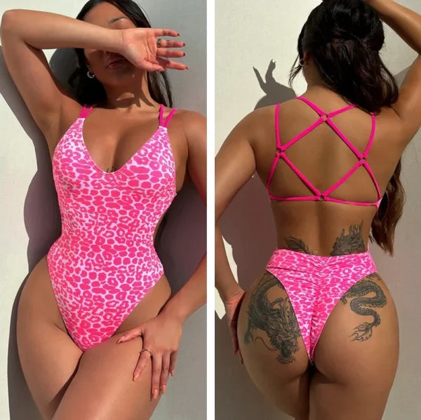 2025 Women’s One-Piece Swimsuit – Stylish Beachwear Trikini Pad - As shown 7 / L / CHINA