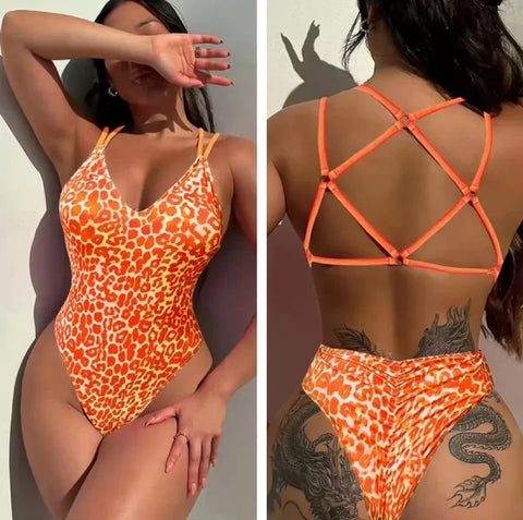 2025 Women’s One-Piece Swimsuit – Stylish Beachwear Trikini Pad - As shown 9 / S / CHINA