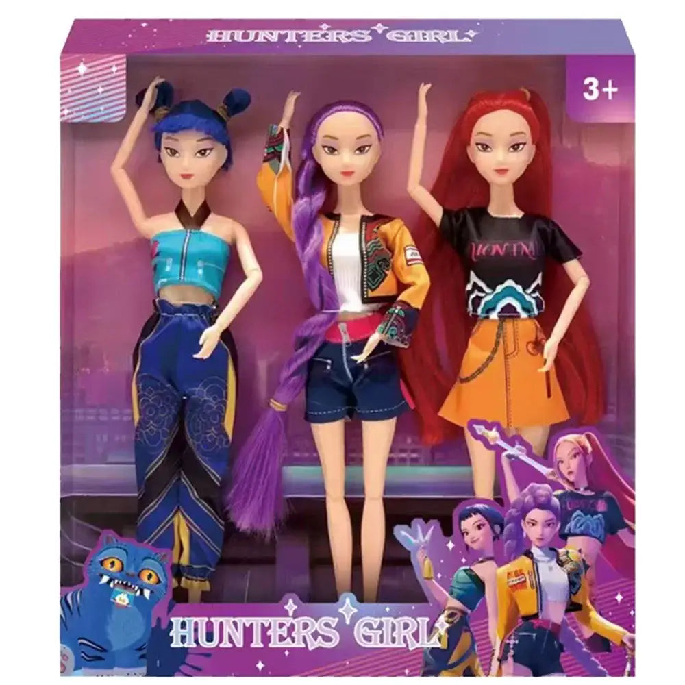 2026 HOT NEW Anime KPop Demon Hunters Doll Vinyl Toy Rumi Mira zoi Character vinyl mask figurine Birthday Gift Fan Club