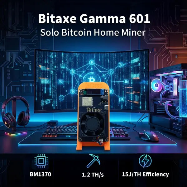 Bitaxe Gamma Bitcoin Miner 25W Power Consumption Solo Mining Unit