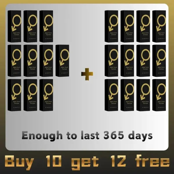 Alcohol Free Pheromone Perfume Boost Personal Charm - Buy 10 Get 12 Free