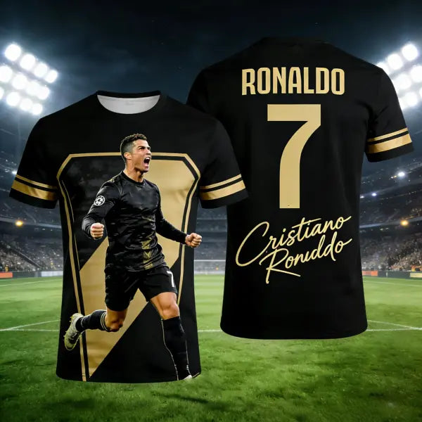 2026 Ronaldo #7 Football Jersey Type Adult and Kids Breathable Shirt - 6 / XS（old）