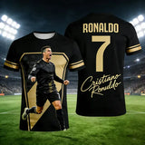 2026 Ronaldo #7 Football Jersey Type Adult and Kids Breathable Shirt - 6 / XS（old）