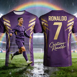 2026 Ronaldo #7 Football Jersey Type Adult and Kids Breathable Shirt - 4 / XS（old）