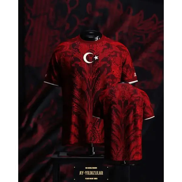2026 Turkey Football Jersey Breathable Floral Soccer Tee