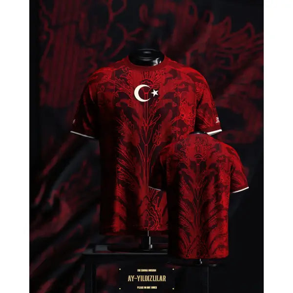 2026 Turkey Football Jersey Breathable Floral Soccer Tee - T407040 / 150