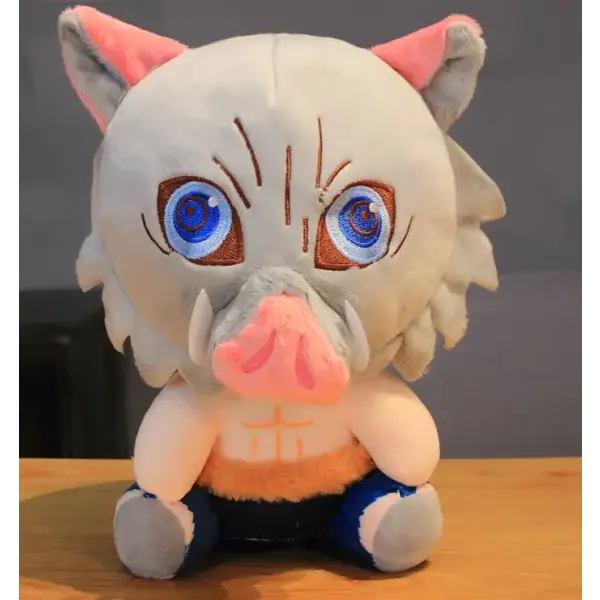 20cm Japan Demon Slayer Plush Dolls Lovely Anime Stuffed Toys - CHESTNUT / 20cm