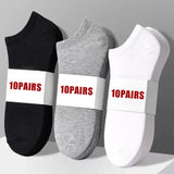 Breathable sweat deodorant ankle socks for men (Polyester Cotton) – Business casual