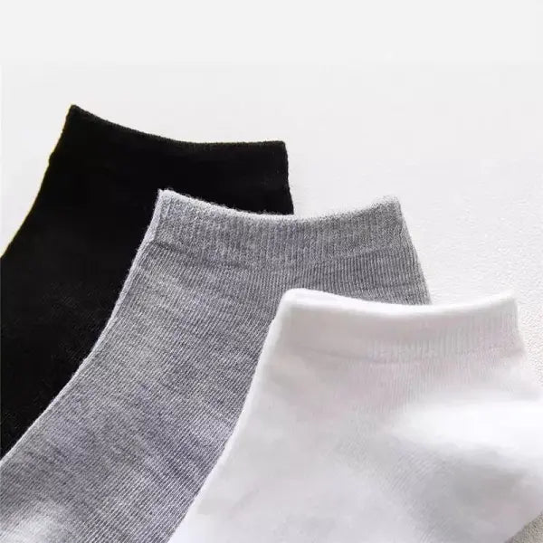 Breathable sweat deodorant ankle socks for men (Polyester Cotton) – Business casual