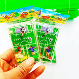 20PCS Soccer Table Football Maze Game For Kids Early Educational Toy Football Theme Birthday Party Decor Girls Boys