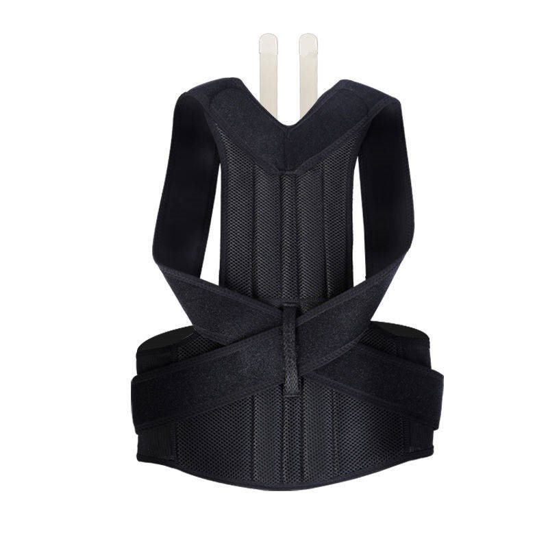 Posture Corrector with Cross Dual Gubernaculum Support - Black / 3XL - Hair Remover