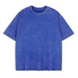 Unisex Cotton Retro Punk T-Shirt – Vintage Drop Shoulder Short Sleeve Hip Hop Loose Tee