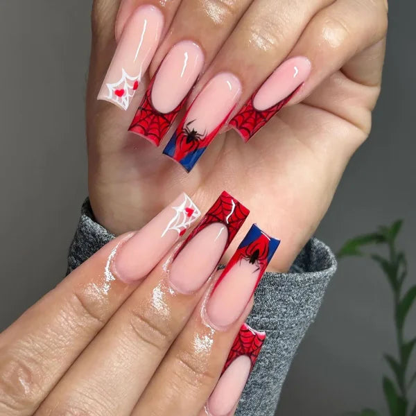 24-Piece Acrylic False Nail Tips for Women's Fashion and Beauty - Himpall
