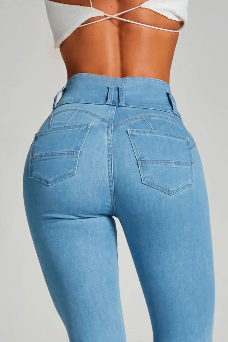 High Waist Jeans Women’s Skinny Trousers Tight Stretch Shaping And Hip Lifting Pants