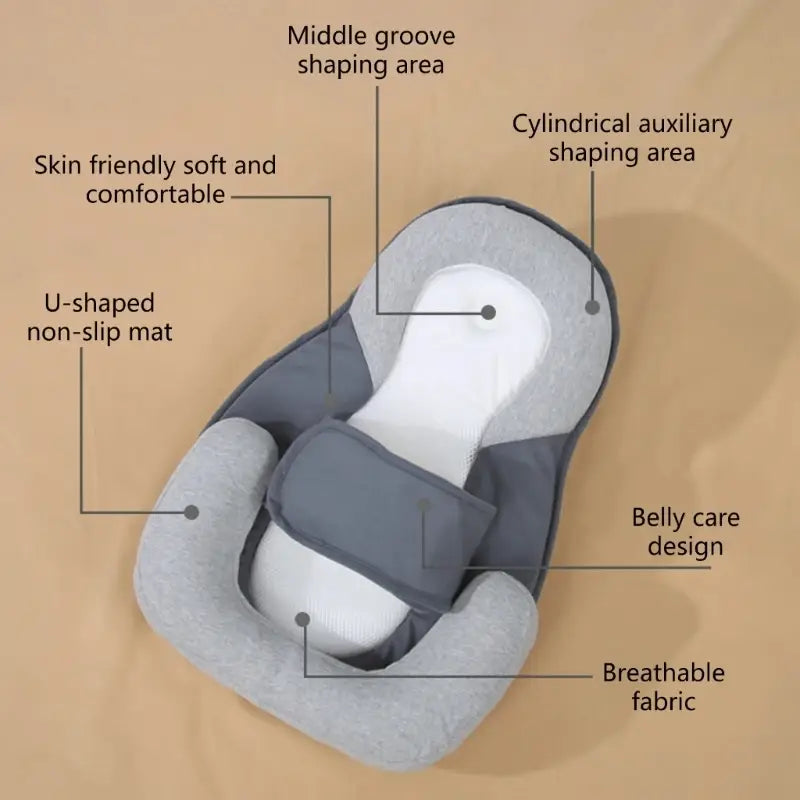 Newborn Baby Pillow: Safe Cotton Cushion for Infant Head Shape