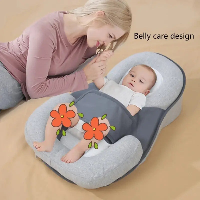 Newborn Baby Pillow: Safe Cotton Cushion for Infant Head Shape