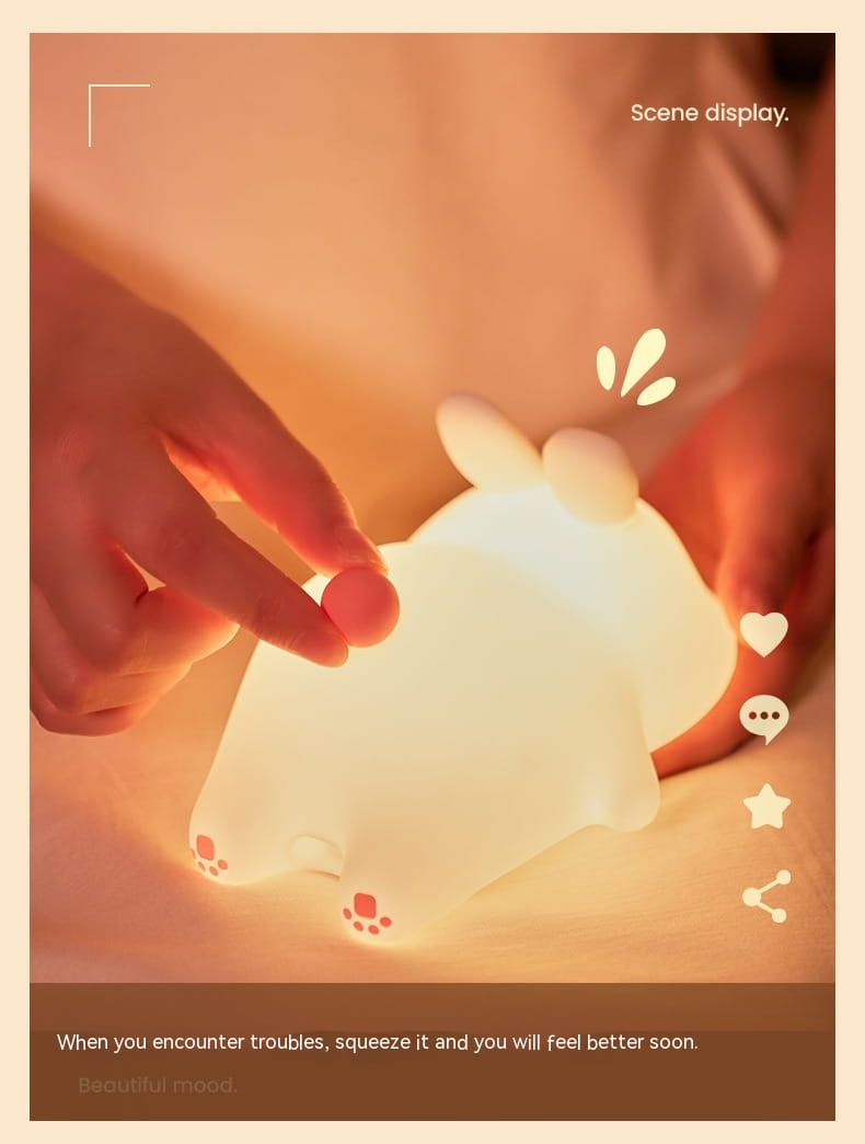 Cute Toy Decoration Timing Sleeping Light