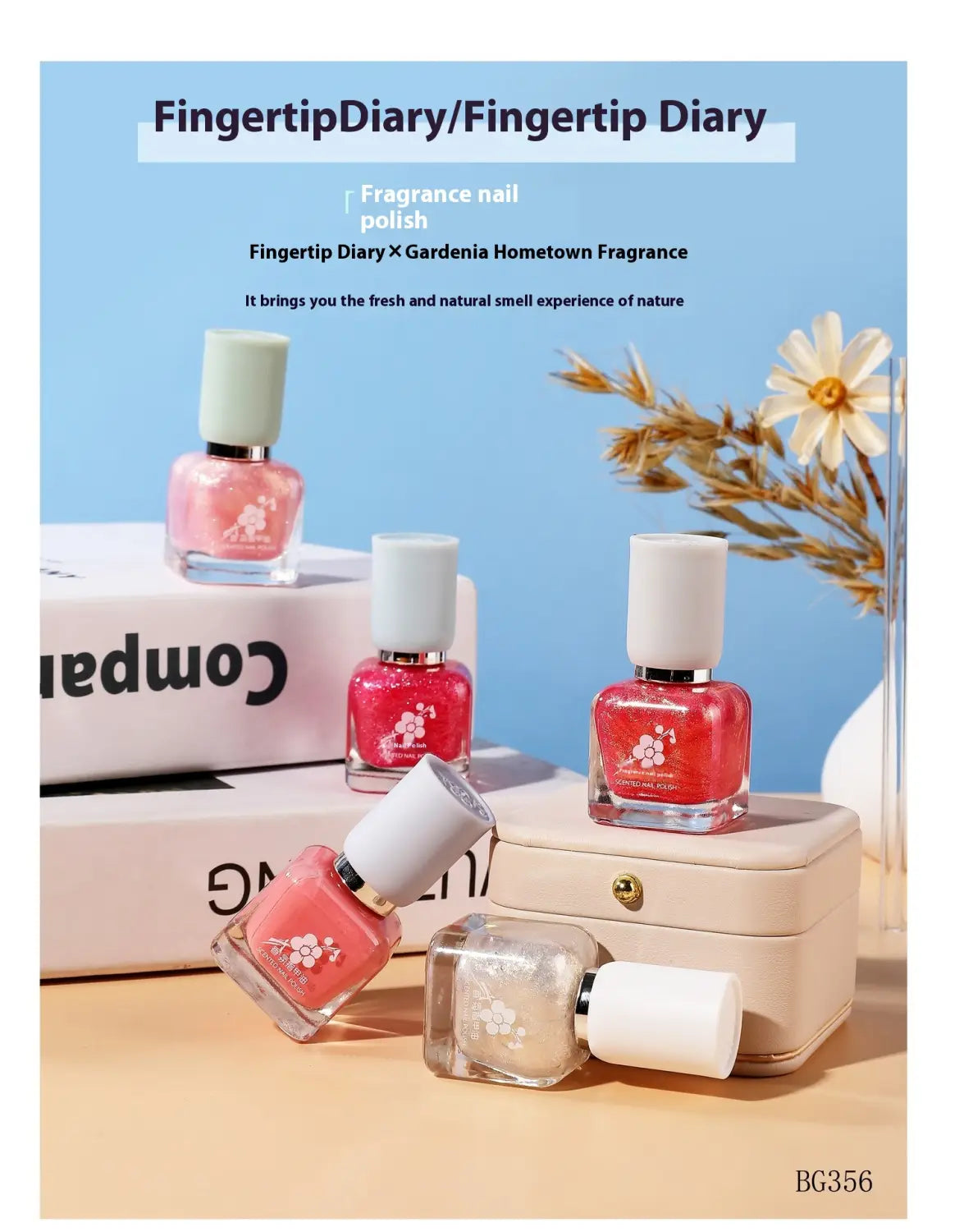 Water-Based Nail Polish - Quick-Drying and Long-Lasting Formula