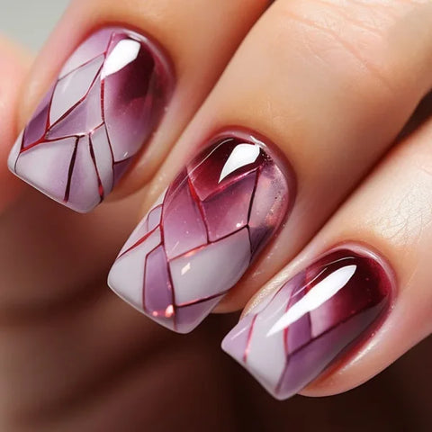 LEKGAVD 24pcs Ballerina False Nails for Women’s Fashion and Beauty - AA1