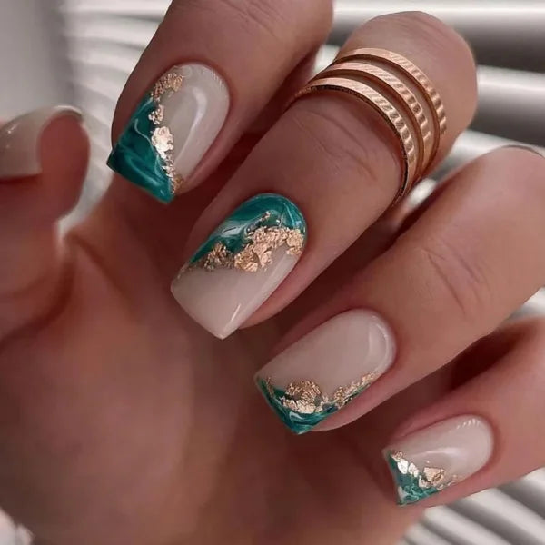 LEKGAVD 24pcs Ballerina False Nails for Women’s Fashion and Beauty - AA5