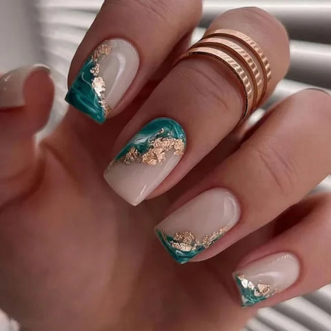 LEKGAVD 24pcs Ballerina False Nails for Women’s Fashion and Beauty - AA5