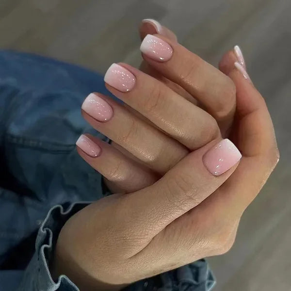 LEKGAVD 24pcs Ballerina False Nails for Women’s Fashion and Beauty - AB4