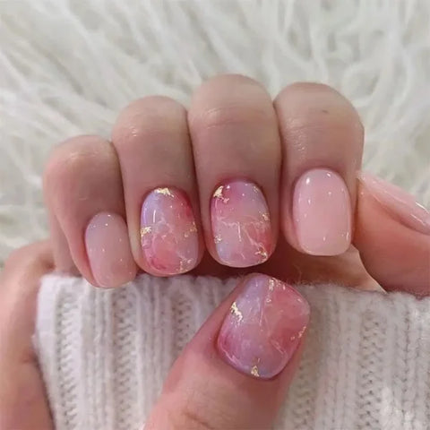 LEKGAVD 24pcs Ballerina False Nails for Women’s Fashion and Beauty - BB2
