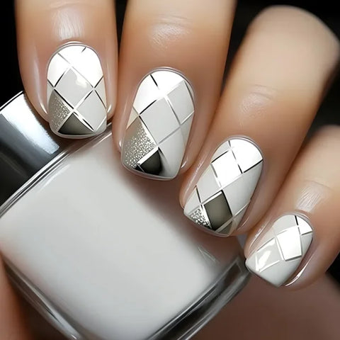 LEKGAVD 24pcs Ballerina False Nails for Women’s Fashion and Beauty - BB3