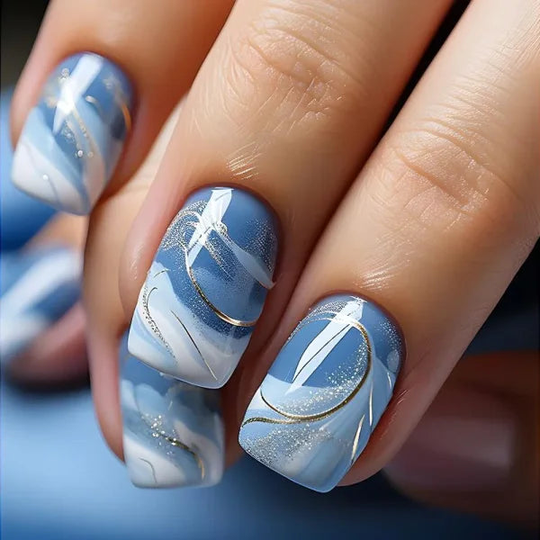 LEKGAVD 24pcs Ballerina False Nails for Women’s Fashion and Beauty - CC10