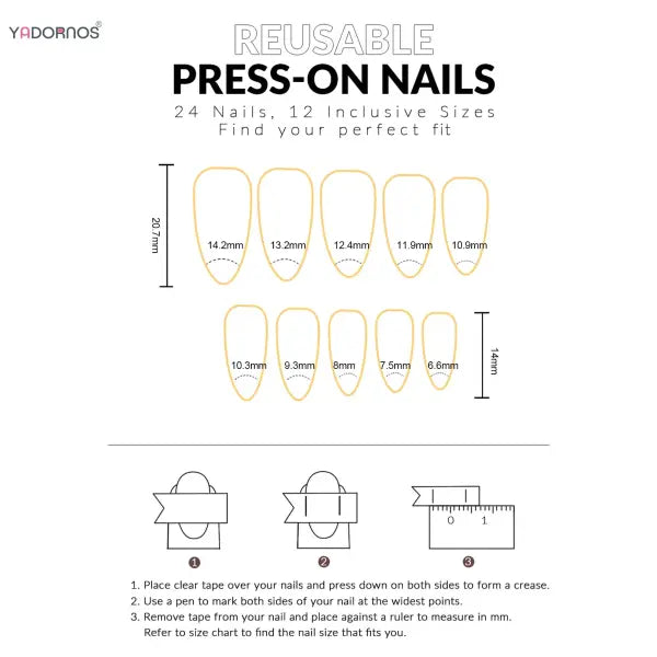 24PCS Y2K Star Press-On Nails – Gradient Blue French Tips with Gold Moon Design Sweet Almond False Nails for Women