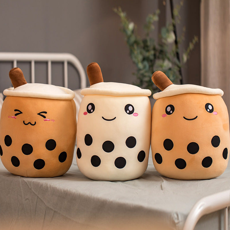 Cute Fruit Drink Plush Doll and Stuffed Animal Hugging Pillow