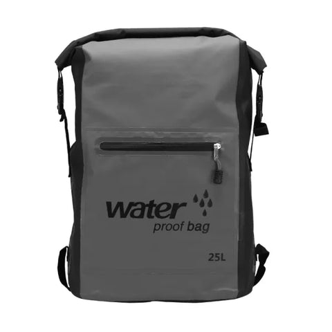 25L PVC Waterproof Dry Bag with Double Straps for Outdoor Activities - Himpall