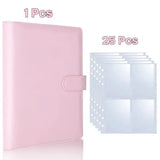 25pcs Page(4 Grids) Photo Card A5-Binder Kpop Photo Albums Idol Cards Loose-leaf Collect Book Binder Binder Photocard
