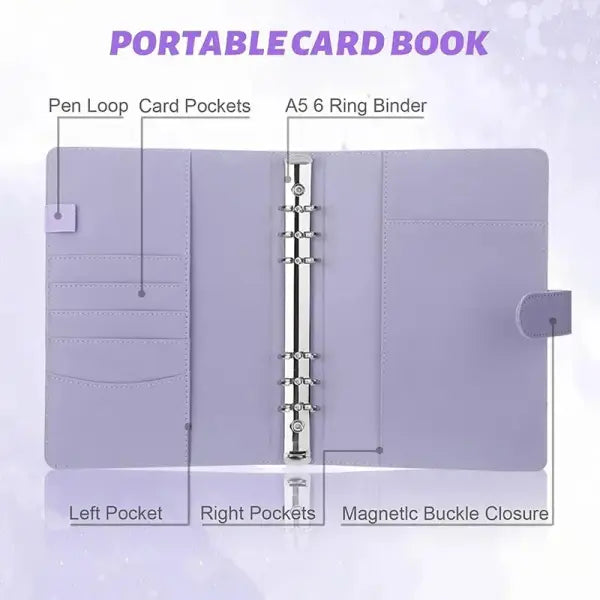 25pcs Page(4 Grids) Photo Card A5-Binder Kpop Photo Albums Idol Cards Loose-leaf Collect Book Binder Binder Photocard