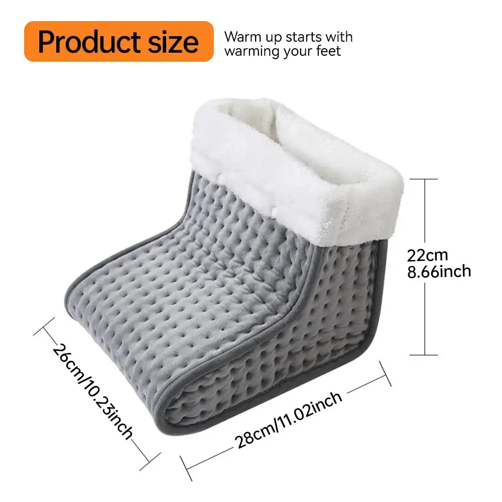 26*28*22cm Electric Heated Foot US/EU Warmers Soft Feet Heating Pad 9-gear adjustable temperature Electric shoe heating