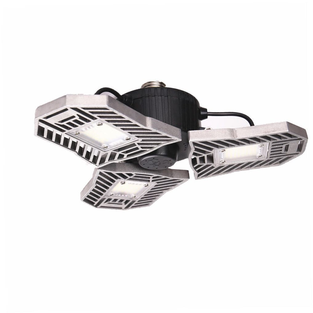 60W Deformable UFO LED High Bay White Light for Industrial Use - Silver 60W