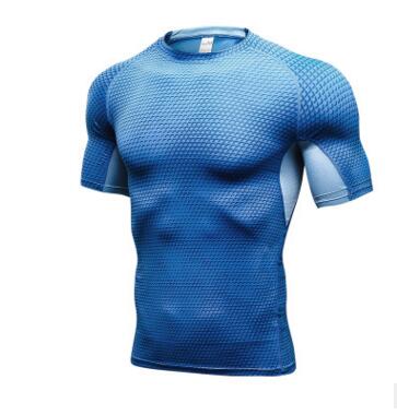 Men’s Casual And Comfortable Compression Muscle Gym Shorts - Blue / L / Clothes