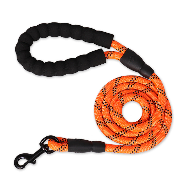 Reflective Dog Leash Nylon Pet Dog Leash Rope For Small Medium Large Dogs Walking Training Pet Suppiles - Orange