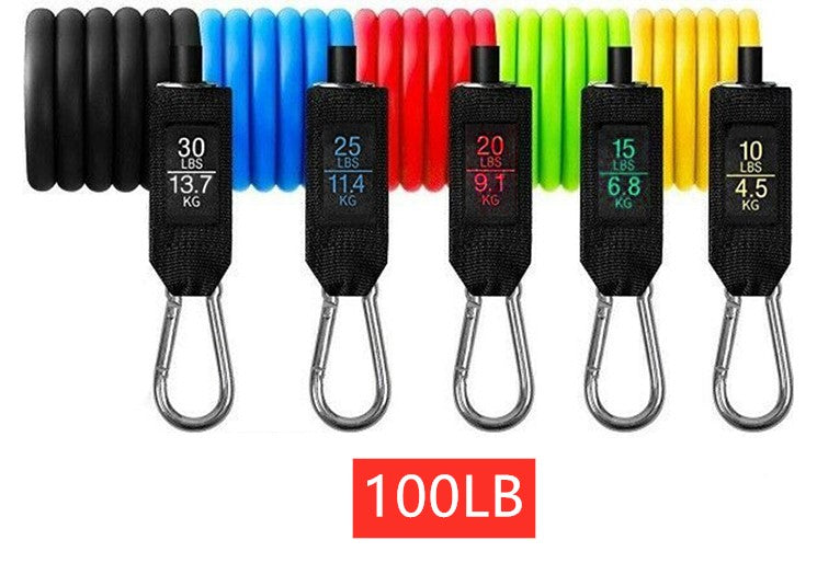 Resistance Band Set with Soft Foam Handles and Ankle Straps