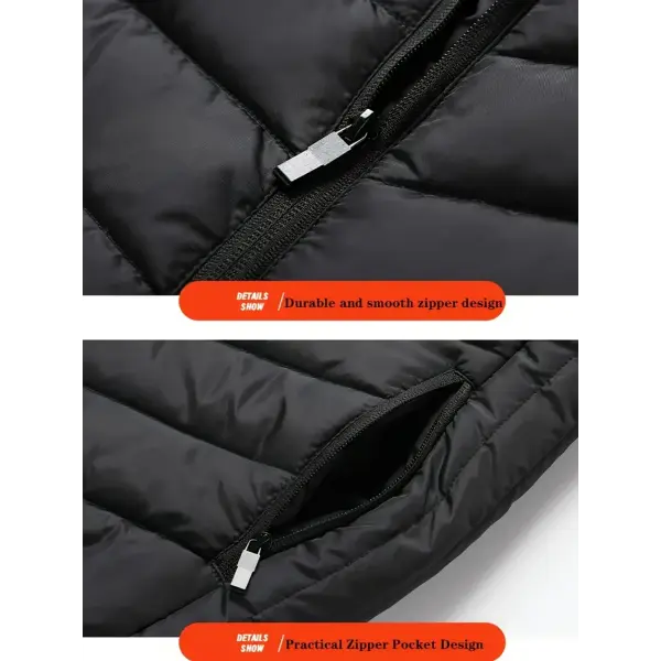 Heated Vest Jacket for Men & Women – Electric USB Winter Thermal Coat 28/9 Zone Body Warmer 6XL